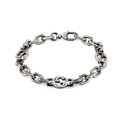 gucci 925 silver bracelet|gucci silver bracelet for men.